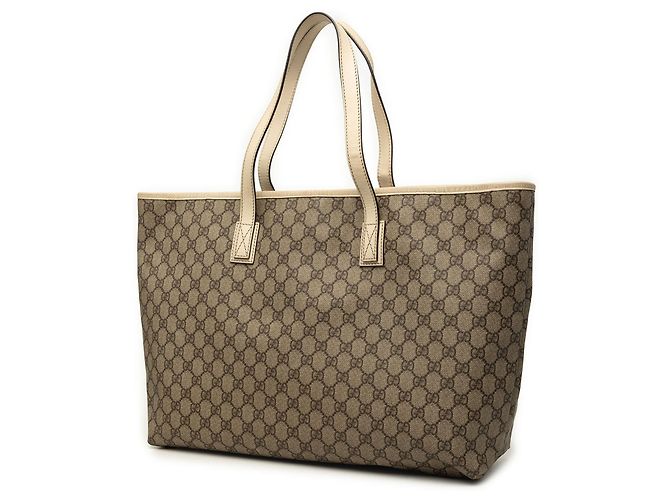 Tote Gucci Large GG Supreme Beige - vista 2