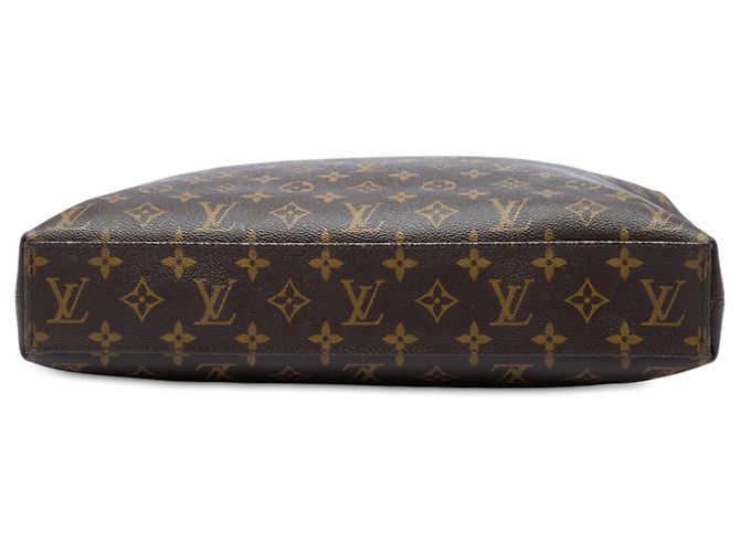 Borsa Business Porte Documents Jour Louis Vuitton Monogram Macassar Nera Nero - vista 3