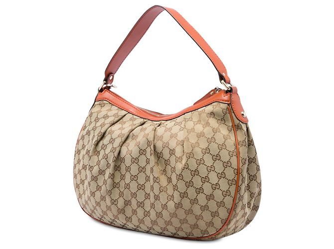 Borsa a tracolla Gucci GG Canvas Sukey Arancione - vista 2