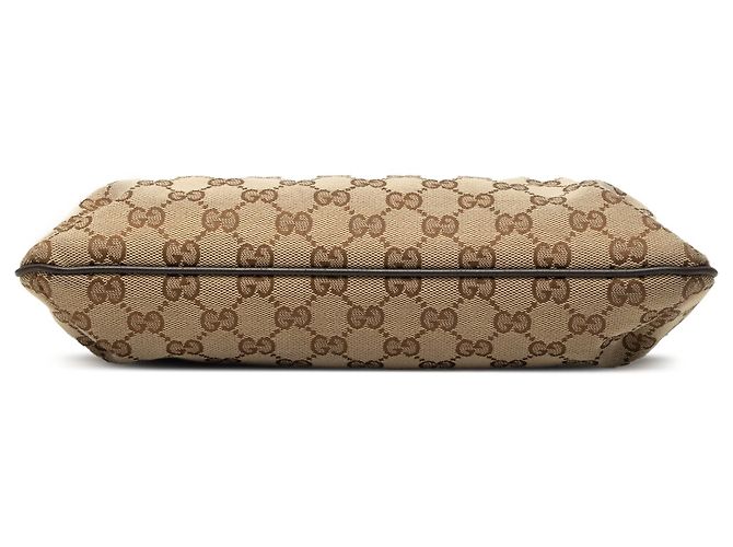 Borsa a tracolla Gucci GG Canvas Web beige - vista 3