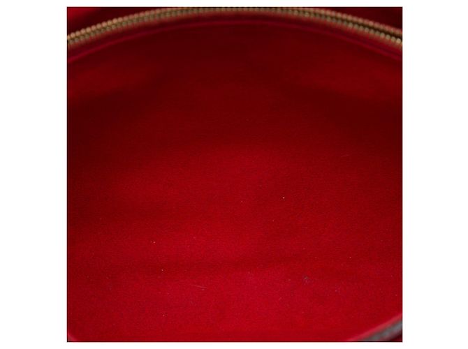 Borsa a tracolla con catena Louis Vuitton Monogram Pallas Marrone - vista 4