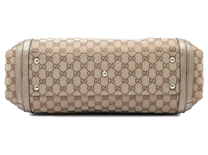 Borsa Satchel Gucci GG Canvas Bella Oro D'oro - vista 3