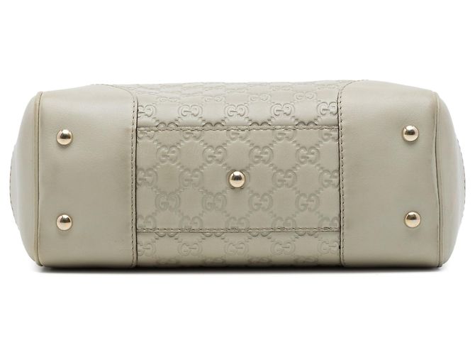 Borsa Tote Gucci Guccissima Mayfair Bianca Bianco - vista 3