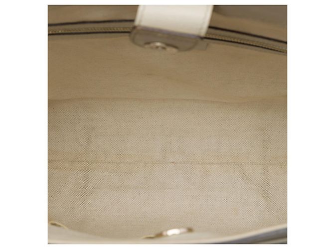 Borsa Tote Gucci Guccissima Mayfair Bianca Bianco - vista 4
