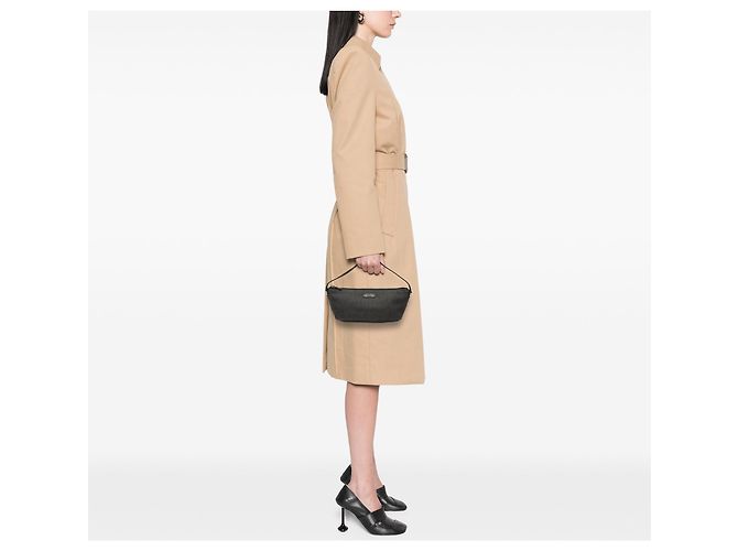 Borsa a tracolla Boat in denim nero Gucci - vista 6