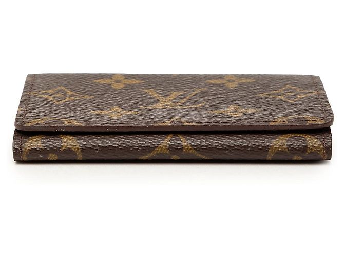 Tarjetero sobre Louis Vuitton Monogram marrón Castaño - vista 3