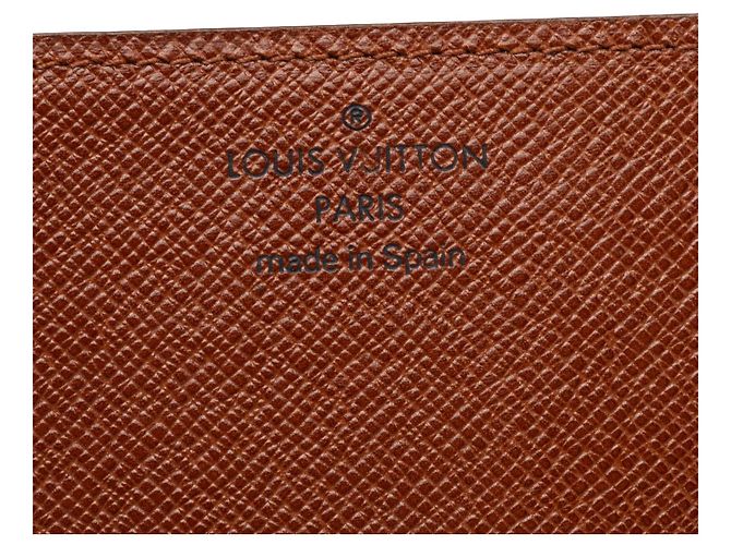 Tarjetero sobre Louis Vuitton Monogram marrón Castaño - vista 6
