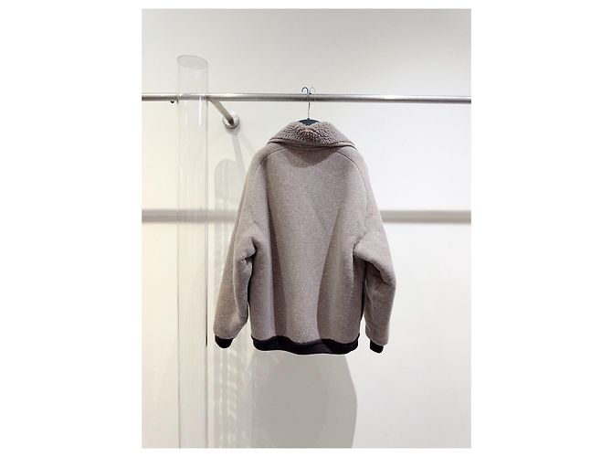 Miu Miu Cropped Jacke Camel Polyester Größe 36 Mehrfarben - Ansicht 4