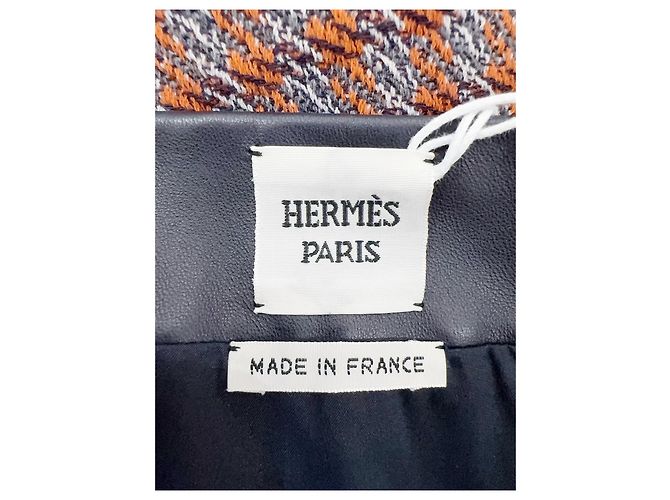 Hermès Wool High Waisted Skirt Size 34 Multiple colors - view 5