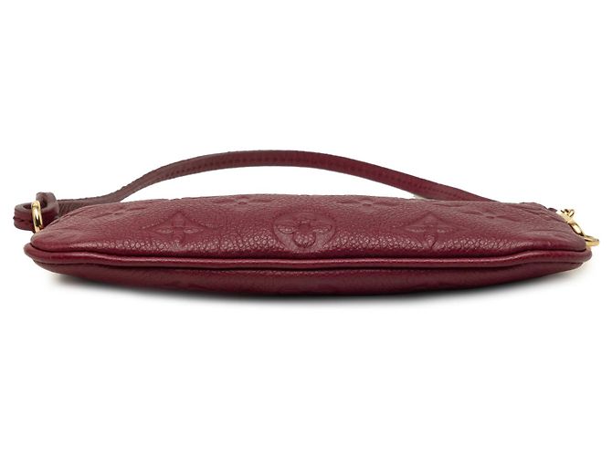 Borsa a mano Pochette Citadine Louis Vuitton Monogram Empreinte rossa Rosso - vista 3