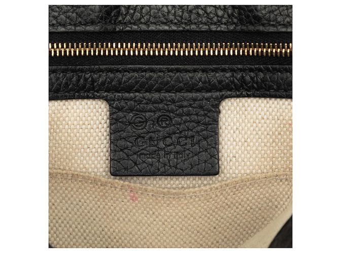 Borsa a tracolla Soho Chain Gucci Medium in pelle di vitello nera Nero - vista 5