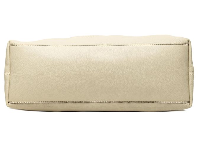 Borsa Tote Soho Chain Gucci Medium in pelle di vitello bianca Bianco - vista 3