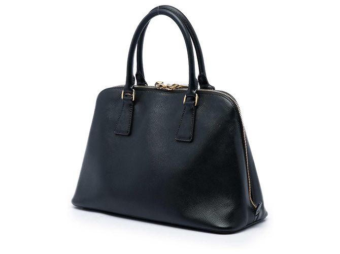 Borsa Prada Medium Saffiano Lux Promenade Nera Nero - vista 2
