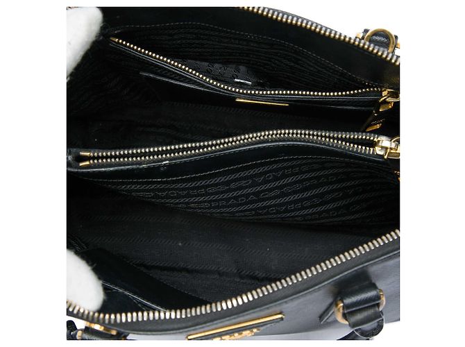 Borsa Prada Medium Saffiano Lux Promenade Nera Nero - vista 4