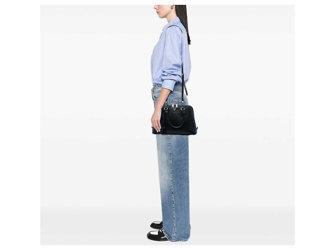 Borsa Prada Medium Saffiano Lux Promenade Nera Nero - vista 6