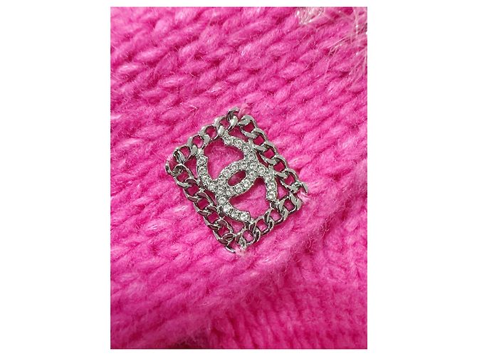 Chanel 21K Strickjacke aus Kaschmir Schneeflocken Muster Mehrfarben - Ansicht 5