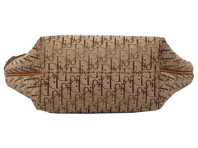 Borsa Dior Diorissimo Trotter Canvas marrone - vista 3