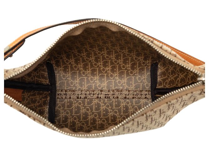 Borsa Dior Diorissimo Trotter Canvas marrone - vista 4