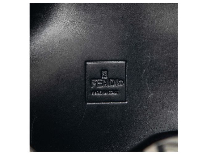 Borsa secchiello Fendi Zucchino Canvas nera Nero - vista 5