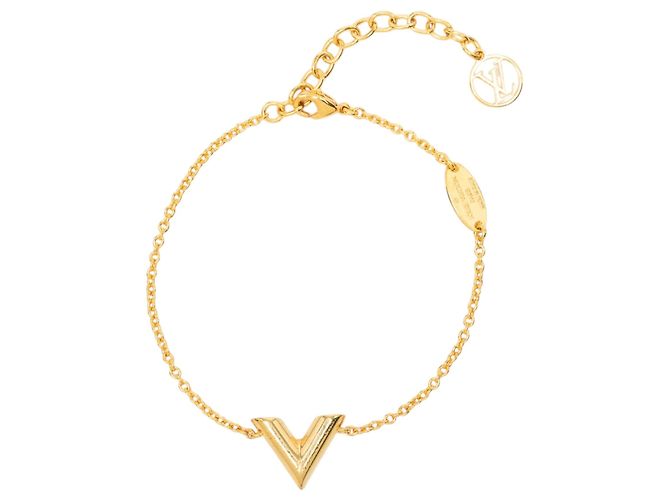 Bracciale Essential V Louis Vuitton placcato oro D'oro - vista 2