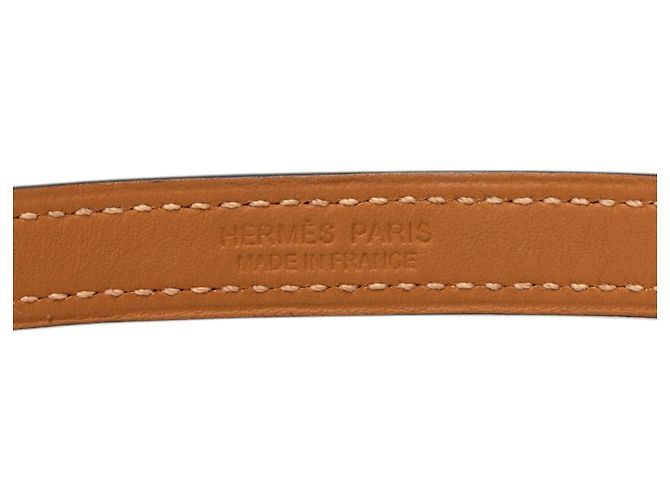 Bracciale Hermès Rivale Double Tour in Swift Blu - vista 5