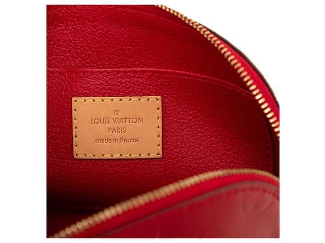Necessaire Louis Vuitton Monogram Vernis vermelha Vermelho - vista 5