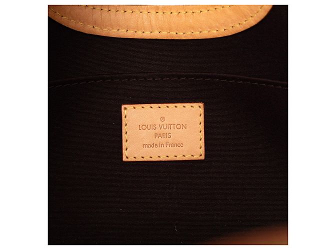 Borsa Satchel Louis Vuitton Monogram Vernis Roxbury Drive Viola Porpora - vista 5