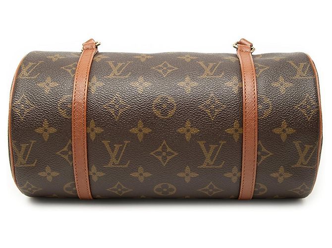 Borsa a mano Louis Vuitton Monogram Papillon 26 Marrone - vista 3