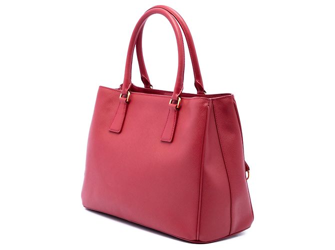 Borsa Prada Galleria Medium Saffiano Lux Rossa Rosso - vista 2