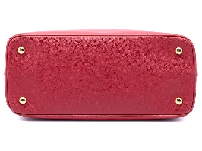 Borsa Prada Galleria Medium Saffiano Lux Rossa Rosso - vista 3
