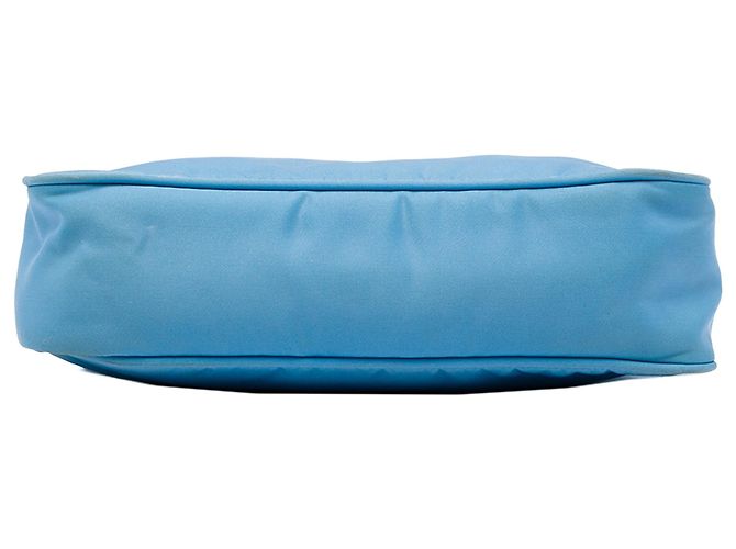 Borsa a spalla Prada Mini Tessuto Re Edition 2000 Blu - vista 3