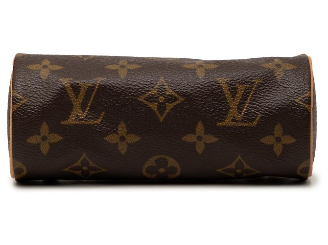 Borsa a mano Louis Vuitton Monogram Papillon Pochette Marrone - vista 3