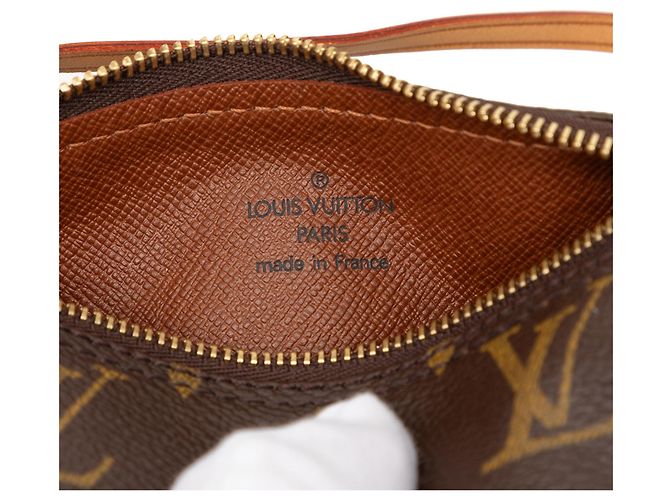 Borsa a mano Louis Vuitton Monogram Papillon Pochette Marrone - vista 5