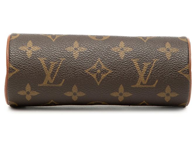 Louis Vuitton Monogram Papillon Pochette Handtasche Braun - Ansicht 3