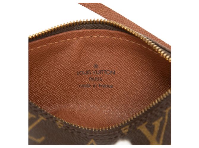 Louis Vuitton Monogram Papillon Pochette Handtasche Braun - Ansicht 5