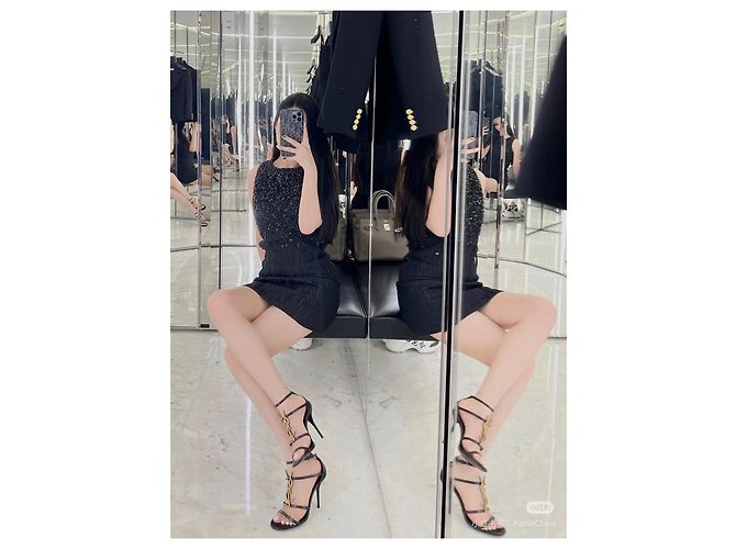 Saint Laurent Kleider Mehrfarben - Ansicht 8