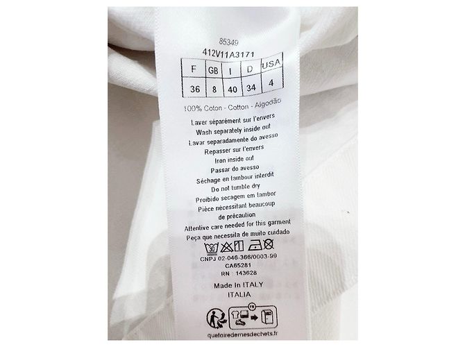 Dior Denim Jacket White Bee Embroidery Size 36 Multiple colors - view 6