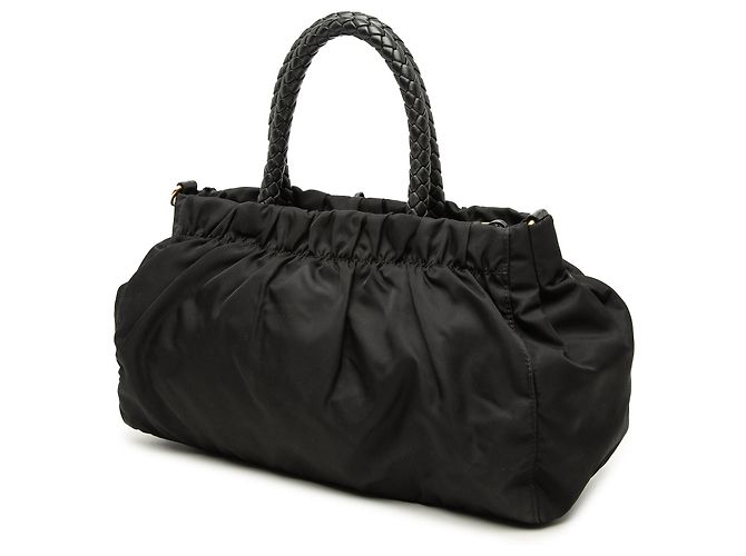 Bow Borsa Prada Tessuto con fiocco nera Nero - vista 2