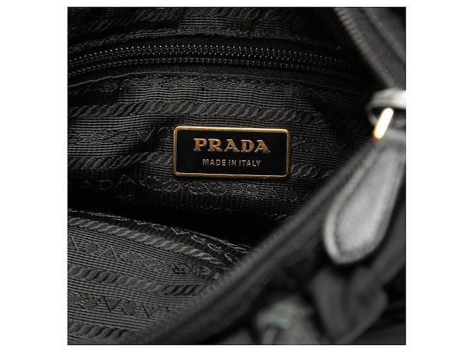 Bow Borsa Prada Tessuto con fiocco nera Nero - vista 5