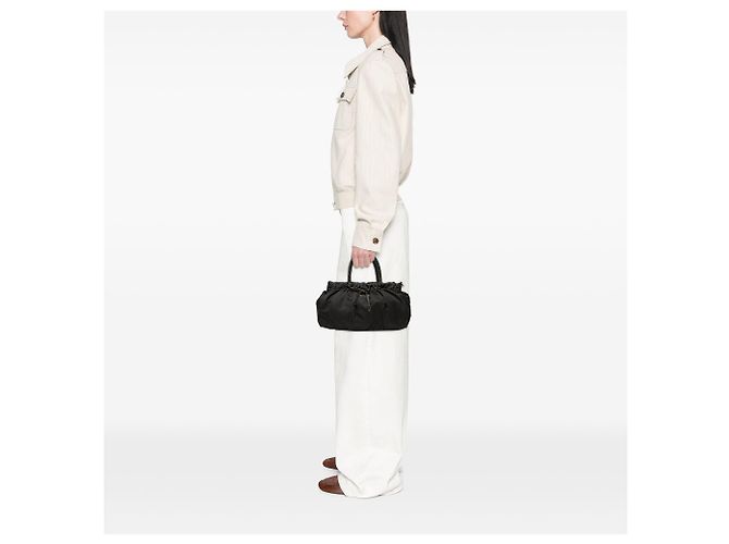 Bow Borsa Prada Tessuto con fiocco nera Nero - vista 6