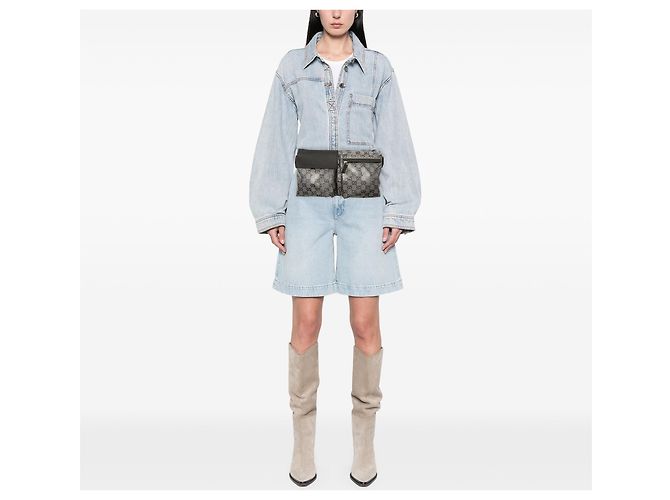 Gucci GG Crystal Gürteltasche grau - Ansicht 6