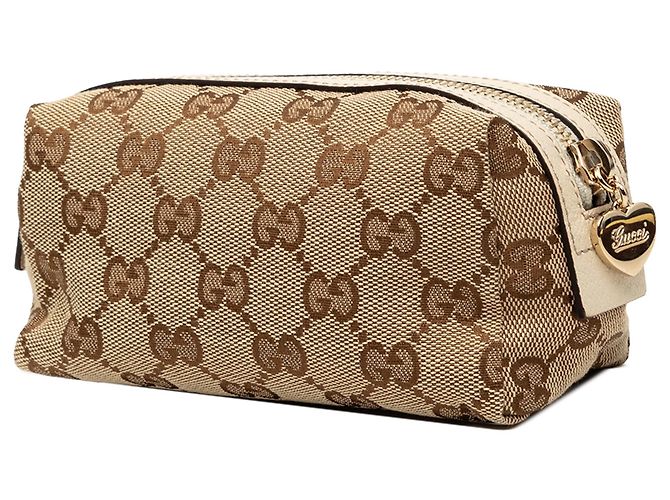 Beauty case Gucci GG Canvas Beige - vista 2