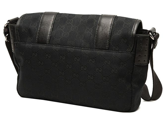 Borsa a tracolla Gucci GG Canvas nera Nero - vista 2