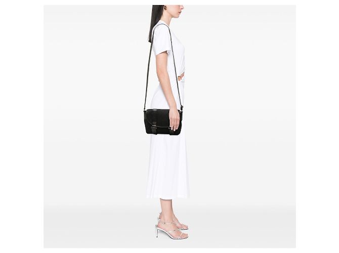 Borsa a tracolla Gucci GG Canvas nera Nero - vista 6