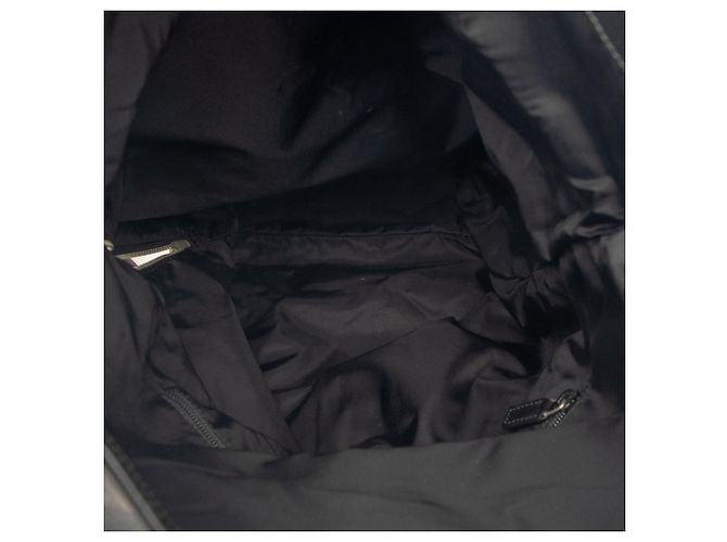 Black Gucci Canvas Techno Web Fold Over Backpack - view 4