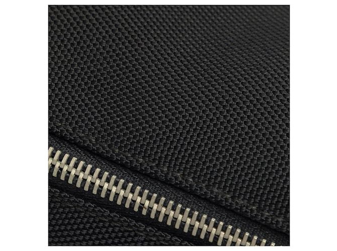 Black Gucci Canvas Techno Web Fold Over Backpack - view 8