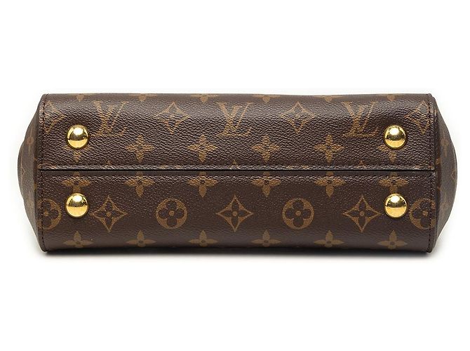 Borsa Satchel Louis Vuitton Monogram Cluny BB Marrone - vista 3