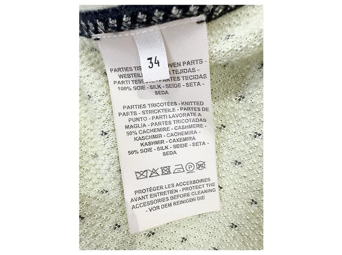 Giacca Hermès in cashmere e seta donna Taglia 34 Multicolore - vista 5