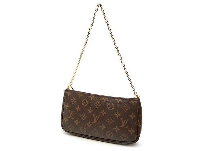 Borsa Louis Vuitton Monogram Multi Pochette Accessoires Marrone - vista 2