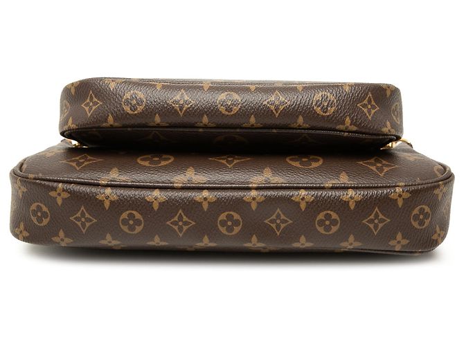 Borsa Louis Vuitton Monogram Multi Pochette Accessoires Marrone - vista 3